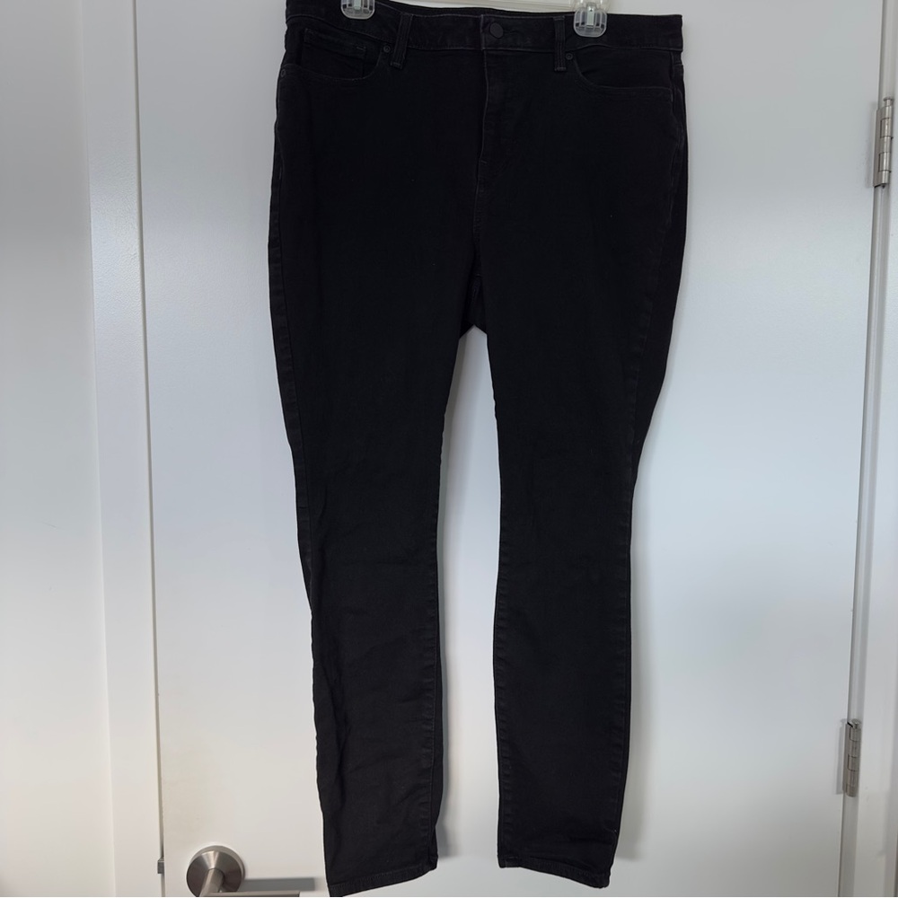 NYDJ Black Skinny Jeans Stretchy Fit Ami Skinny Size 14